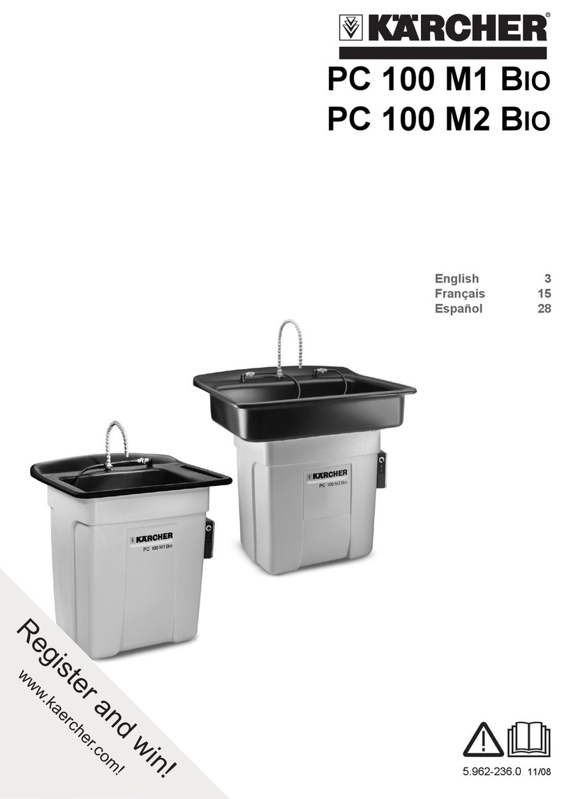 Kärcher PC 100 M1 Bio User manual