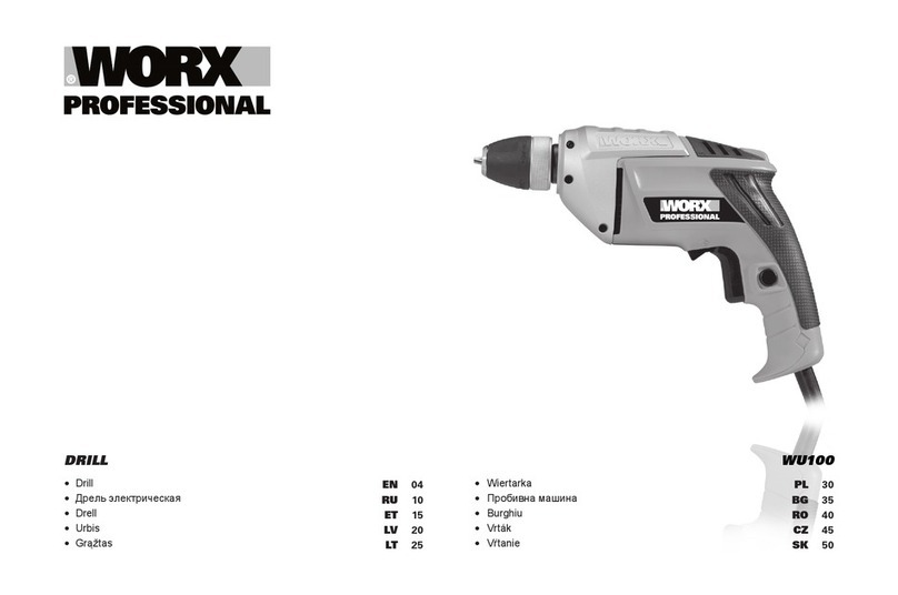 Worx Professional WU100 manual