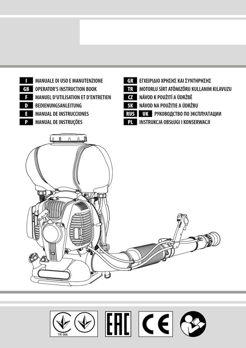 EMAK Oleo-Mac MB 90 Operators instruction book