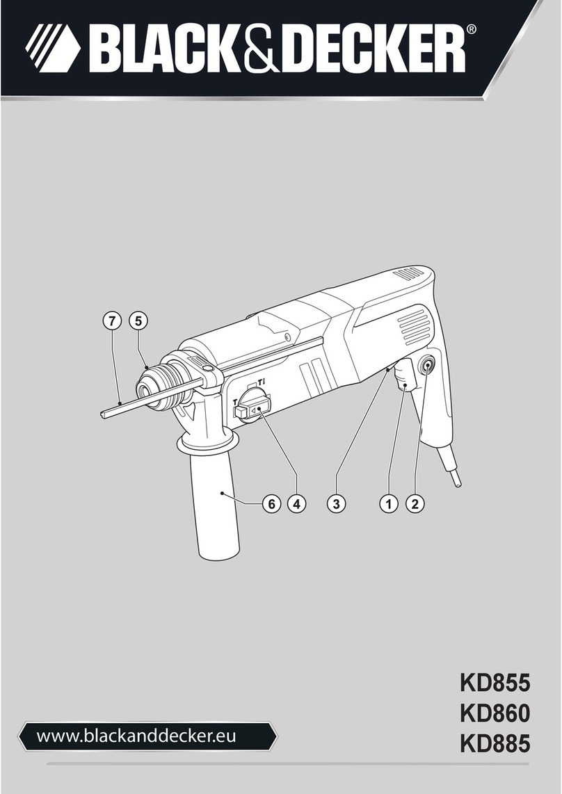 Black & Decker KD855 User manual