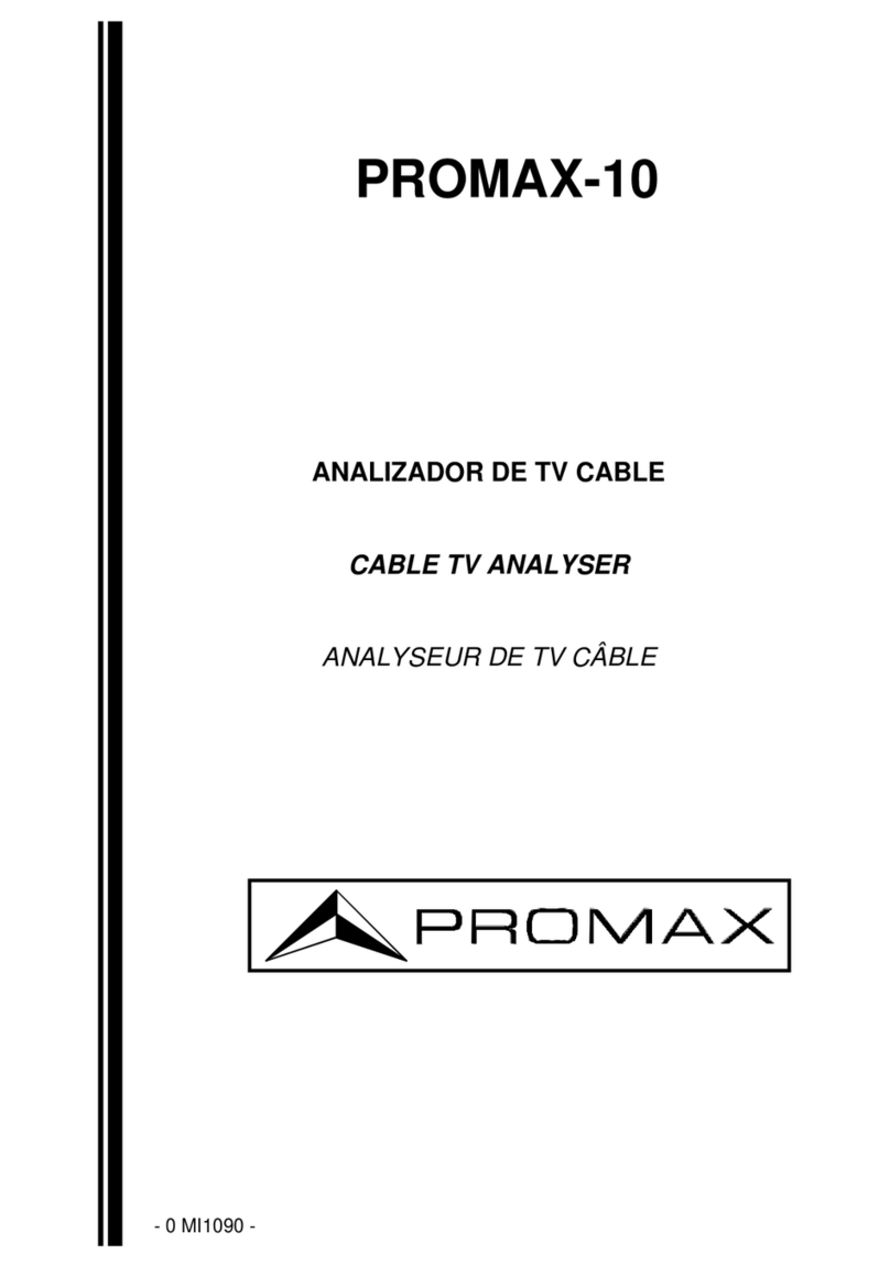Promax PROMAX-10 manual