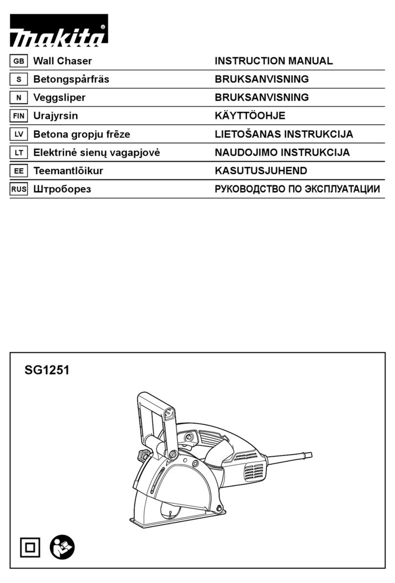 Makita SG1251 instruction manual