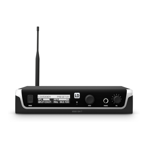 LD U500 IEM SERIES User manual