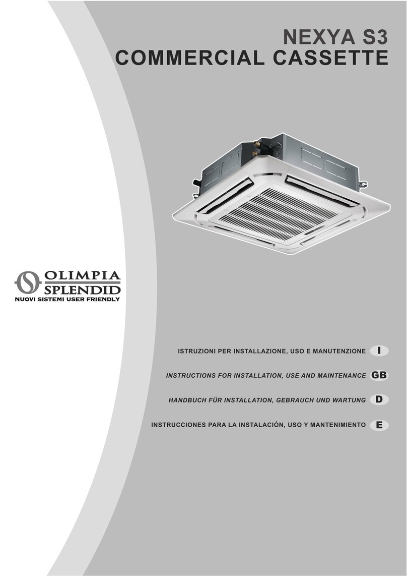 Olimpia splendid NEXYA S3 Parts list manual