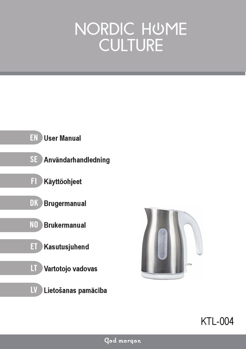 Nordic Home Culture KTL-004 user manual
