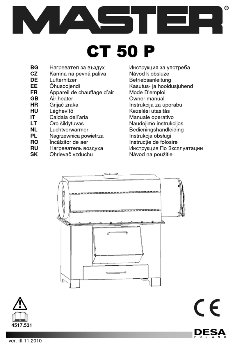 Master CT 50 P User manual