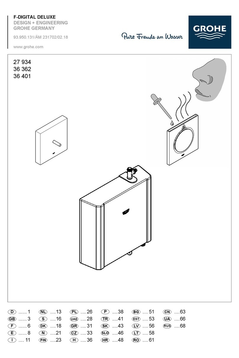 Grohe F-digital deluxe 27 934 manual