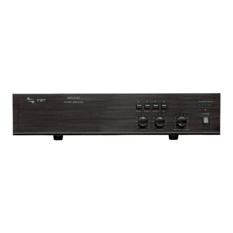 Fbt MPA 3120 User manual