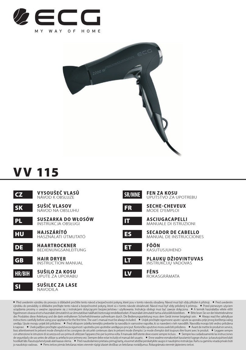 ECG VV 115 User manual