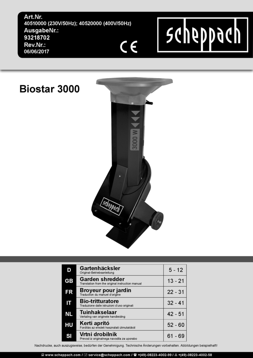 Scheppach Biostar 3000 Assembly instructions