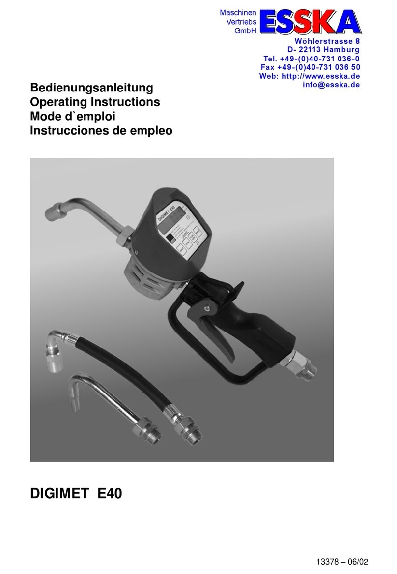 Esska DIGIMET E40 User manual