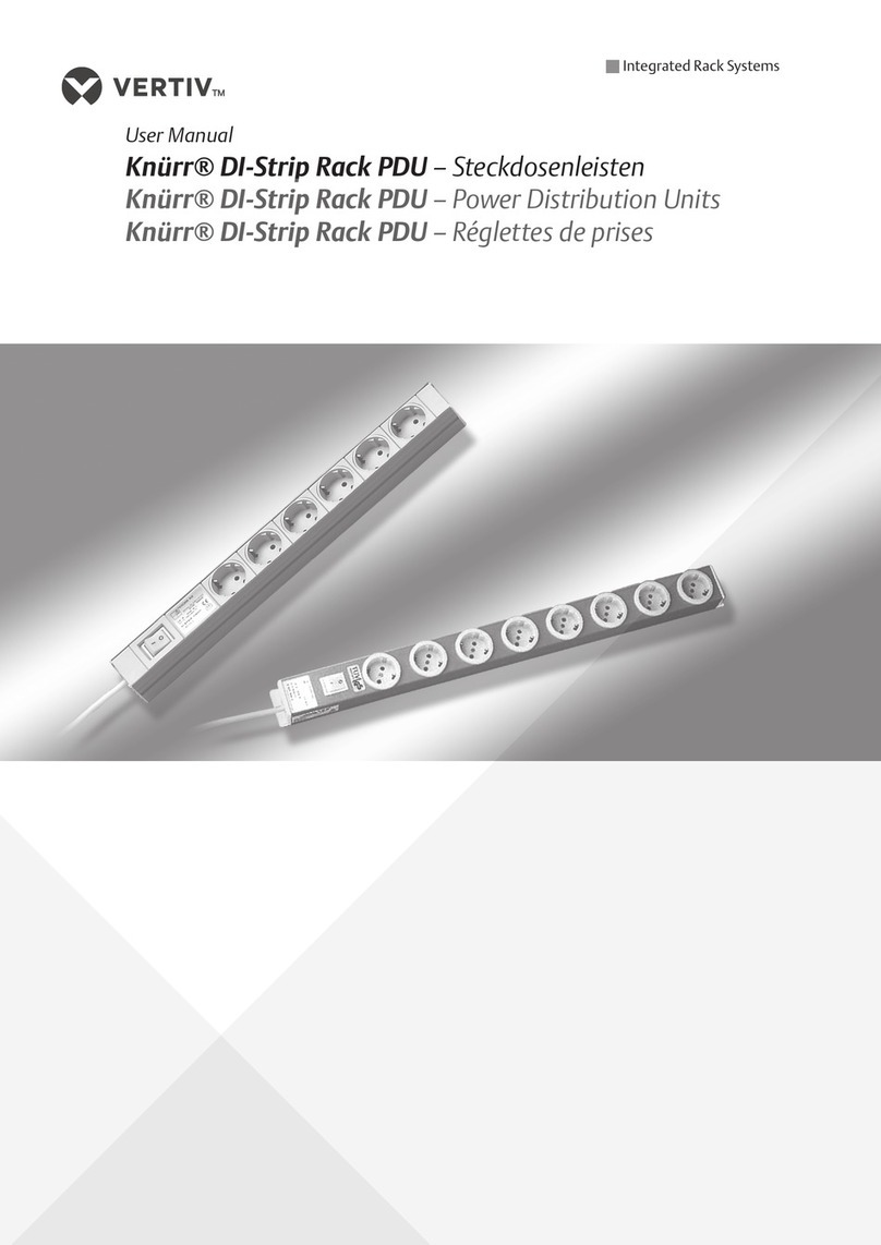 Vertiv Knürr DI-Strip Rack PDU User manual