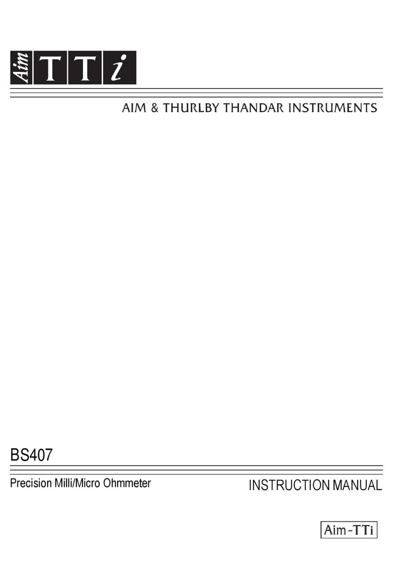 AimTTi BS407 instruction manual