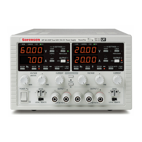 Ametek Sorensen XPF Series User manual
