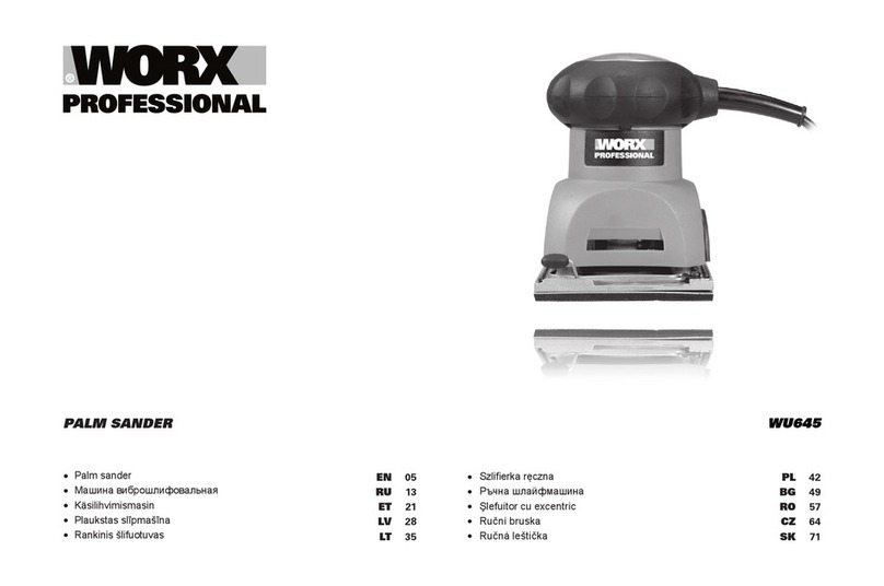 Worx Professional WU645 manual