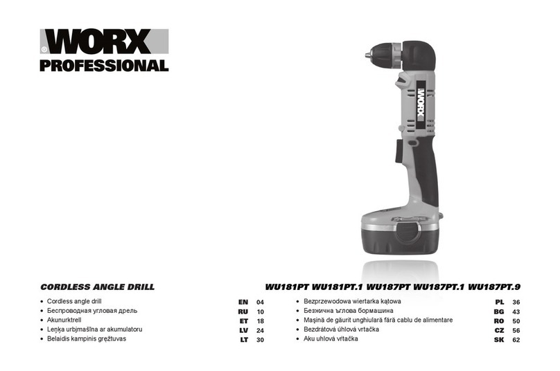 Worx Professional WU181PT manual