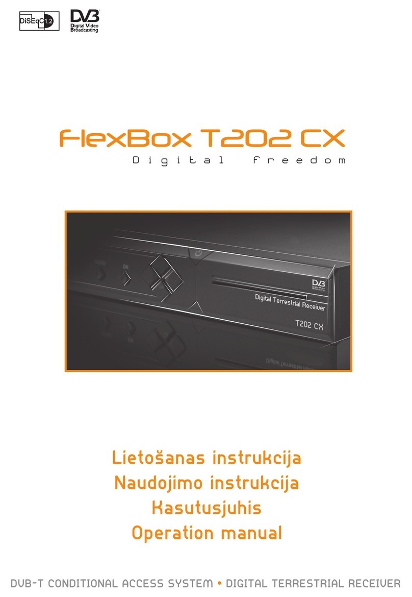 FlexBox T202 CX Operation manual