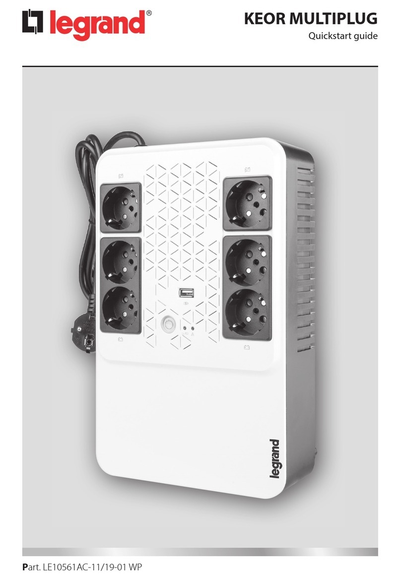 LEGRAND KEOR MULTIPLUG quick start guide