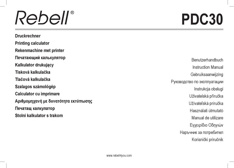 Rebell PDC30 instruction manual Rebell PDC30 instruction manual