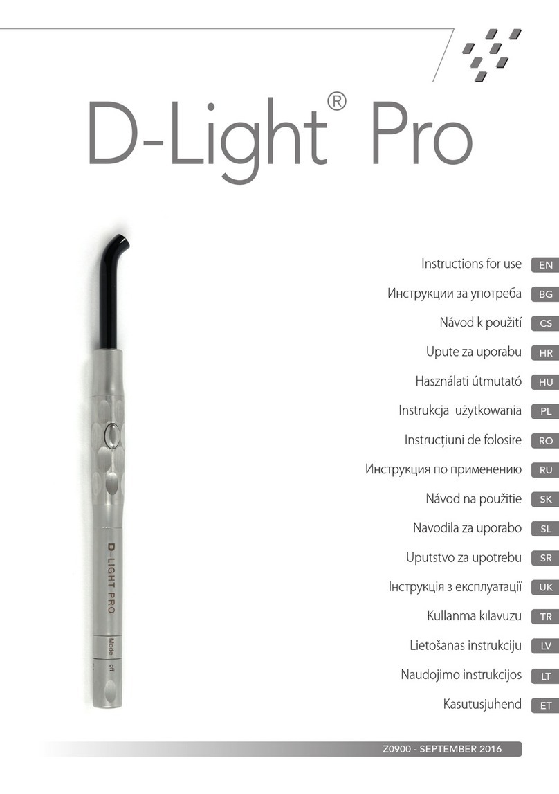 gc D-Light Pro Instructions for use gc D-Light Pro Instructions for use