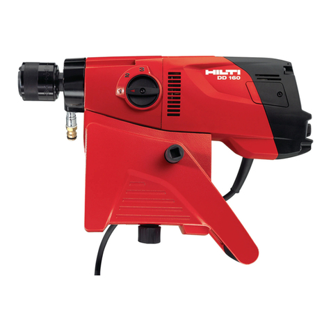 Hilti DD 160 User manual