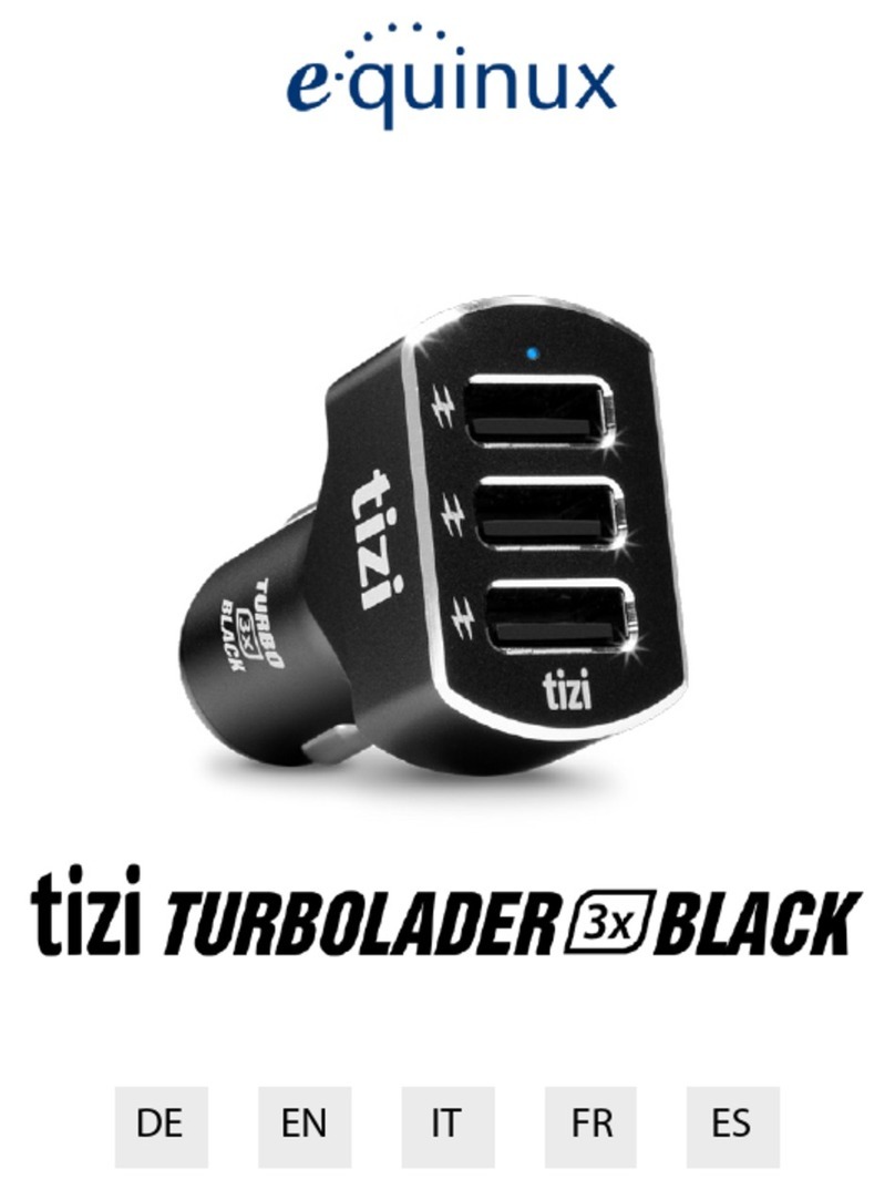 e-quinux tizi TURBOLADER 3x BLACK manual