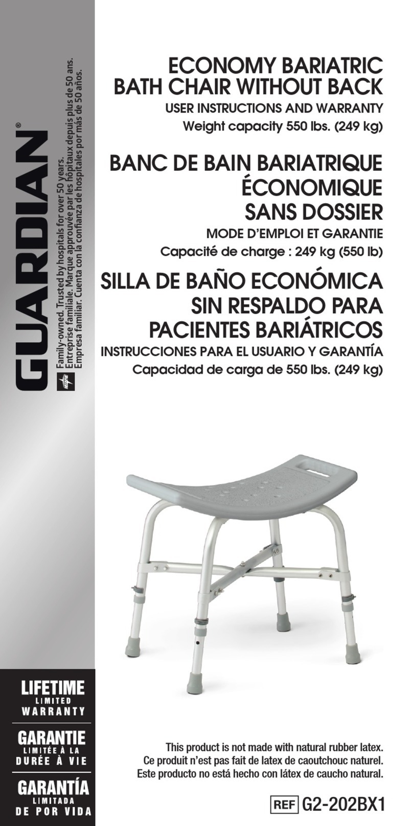 Guardian G2-202BX1 User instructions and warranty