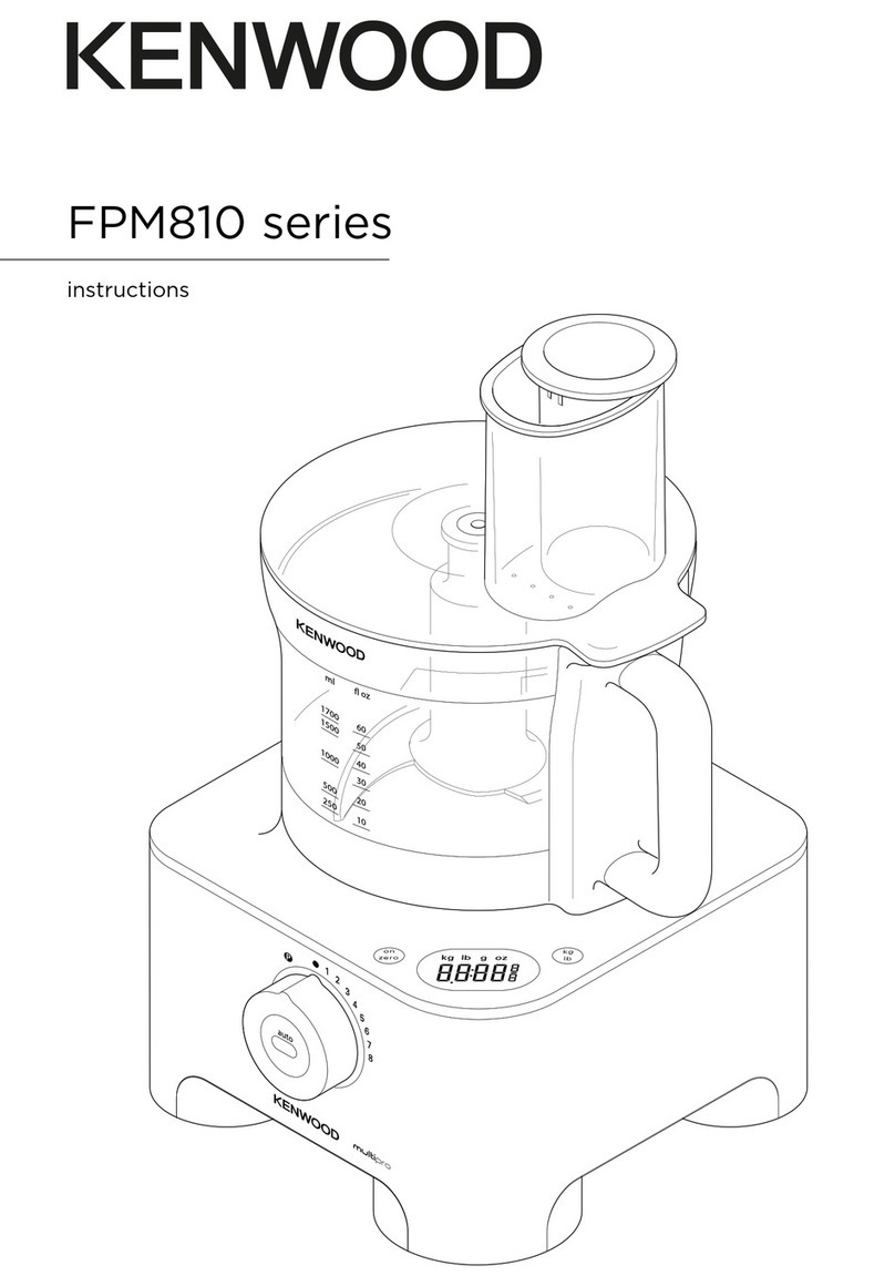 Kenwood MultiPro Sense FPM810 Series User manual