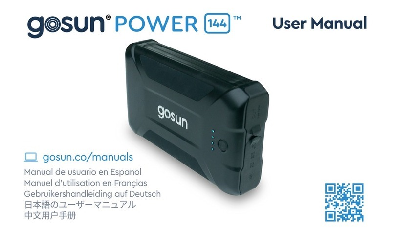 GOSUN POWER 144 user manual GOSUN POWER 144 user manual