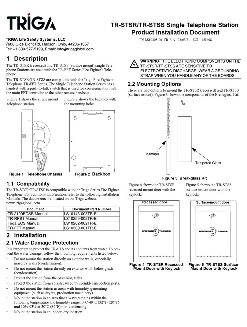 TRIGA TR-STSR Product installation document