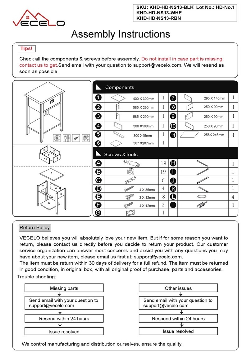 VECELO KHD-HD-NS13-BLK User manual