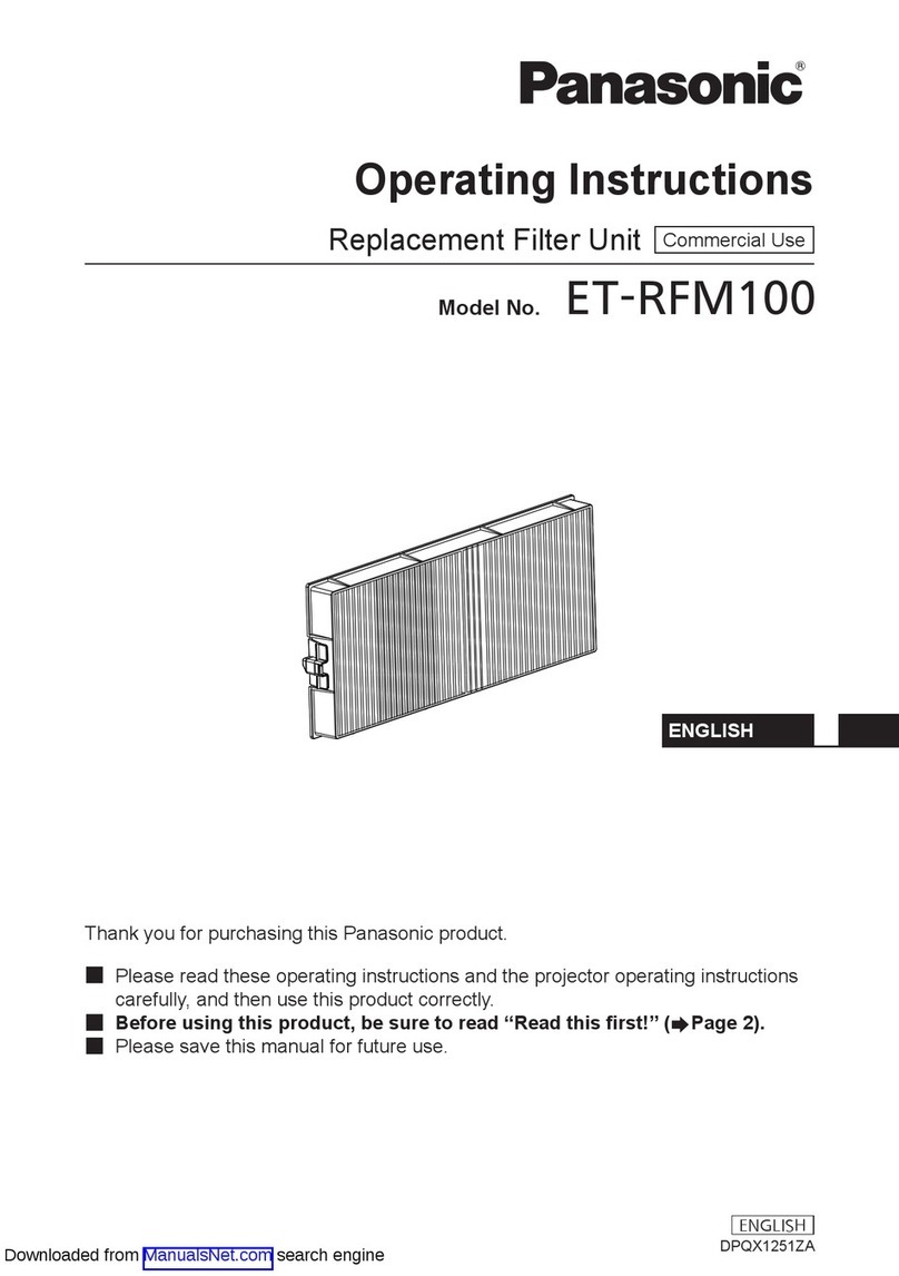 Panasonic ET-RFM100 operating instructions