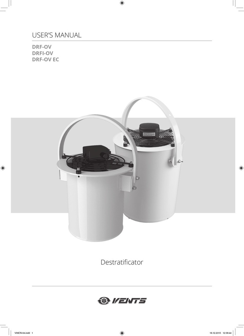 Vents DRF-OV User manual