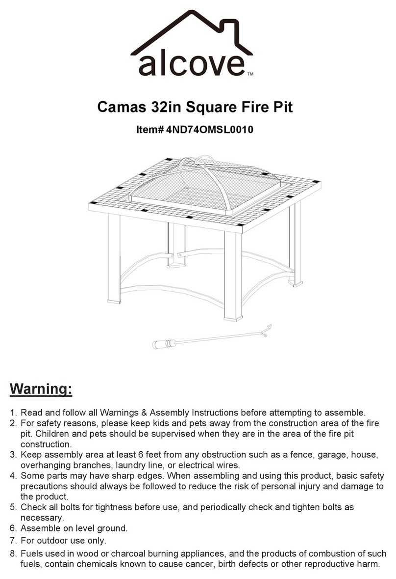 Alcove Camas 4ND74OMSL0010 Assembly instructions