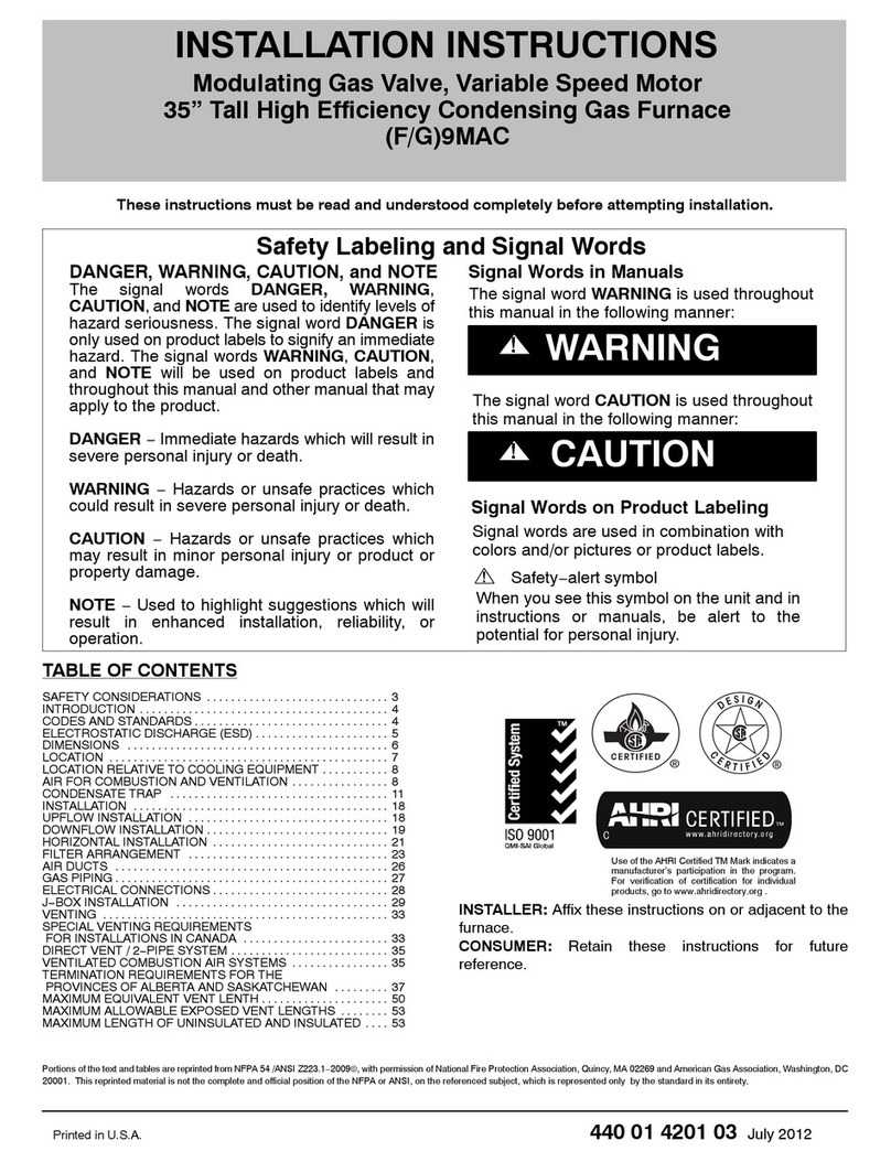ICP G9MAC Series User manual