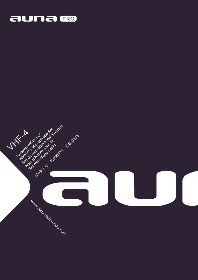 auna PRO VHF-4 instructions