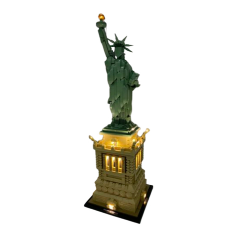 Glow Bricks Statue of Liberty Lego 21042 User manual