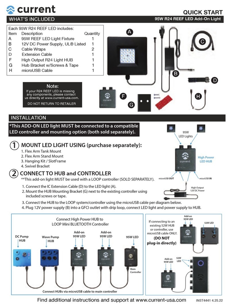 Current REEF R24 User manual