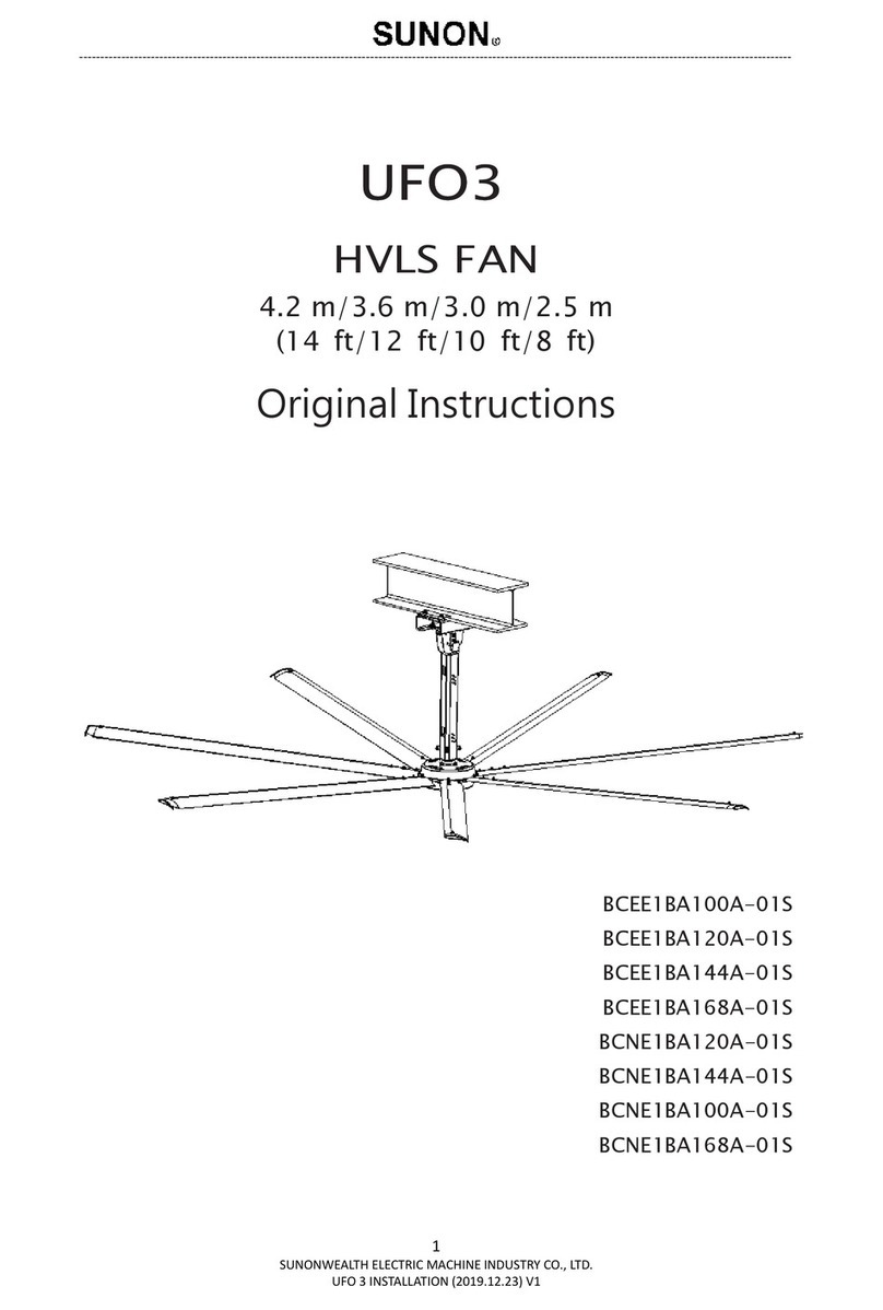 SUNON UFO3 BCEE1BA100A-01S Original instructions