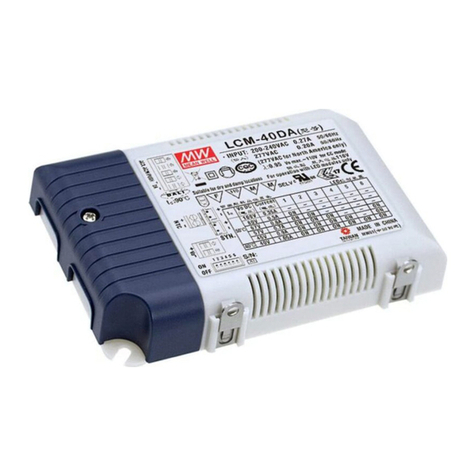 Meanwell LCM-40DA installation manual