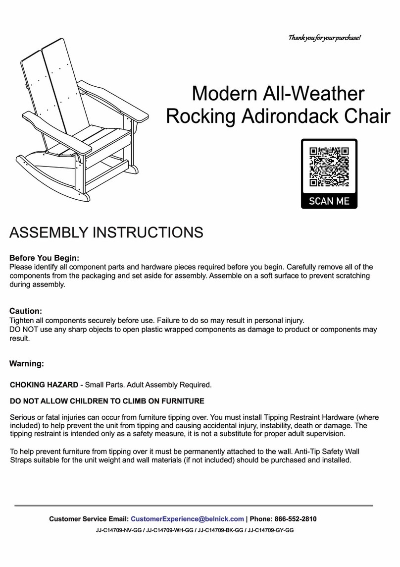 Belnick JJ-C14709-NV-GG Assembly instructions
