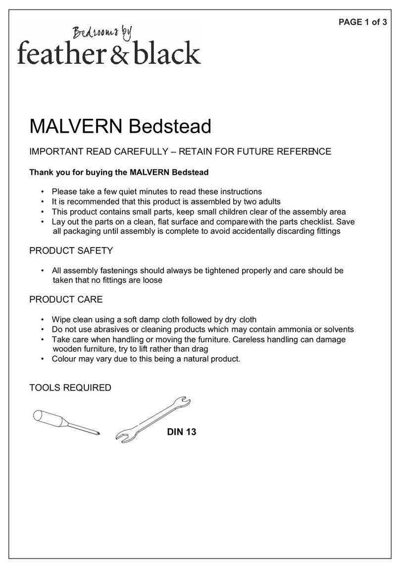 feather&black MALVERN User manual feather&black MALVERN User manual
