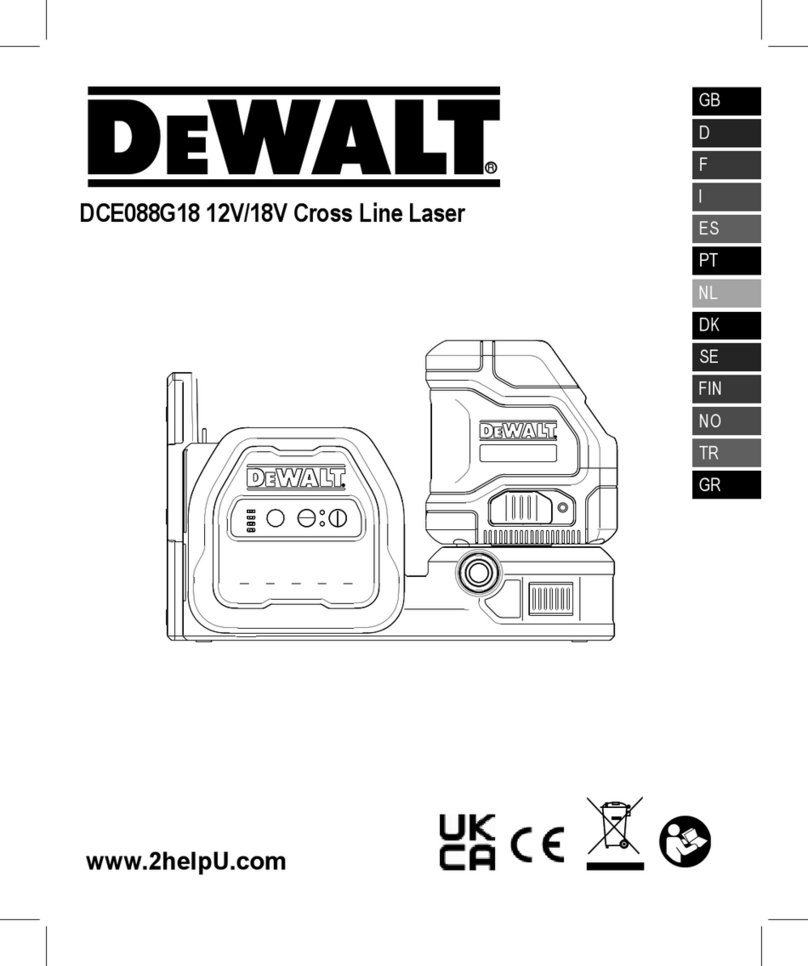 DeWalt DCE088G18 manual