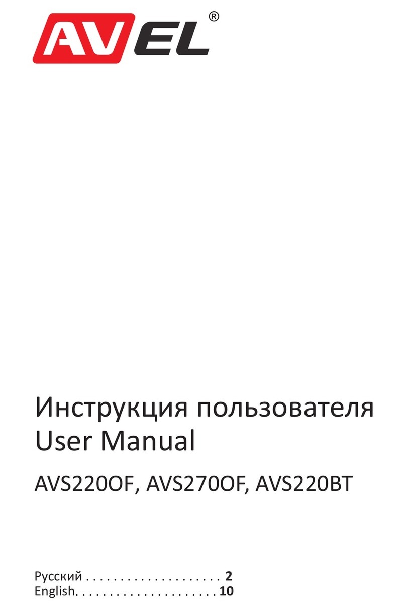 AVEL AVS220OF User manual