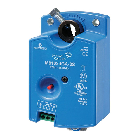 Johnson Controls M9102-GA-1S Series User manual Johnson Controls M9102-GA-1S Series User manual