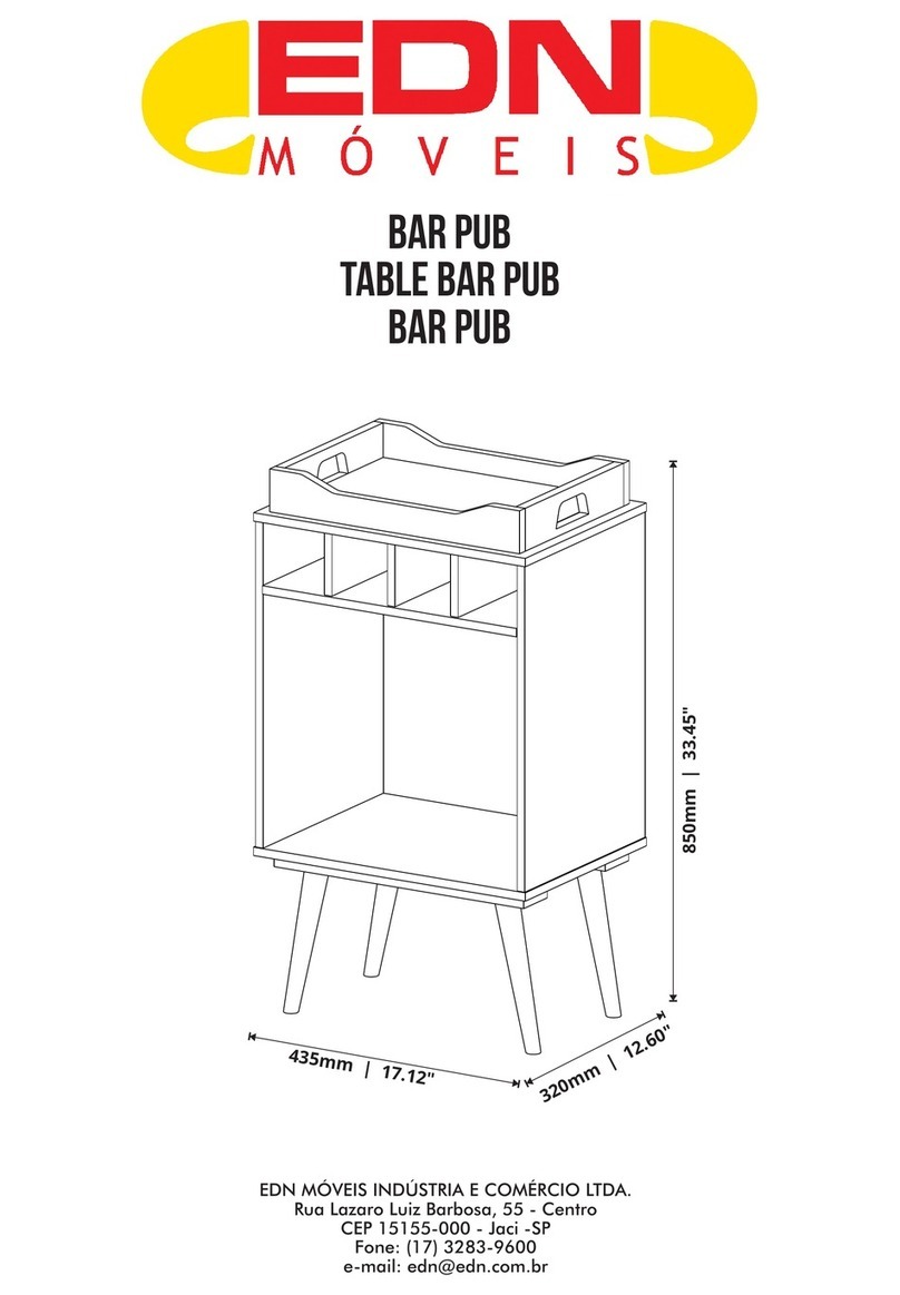 EDN MÓVEIS Bar Pub User manual
