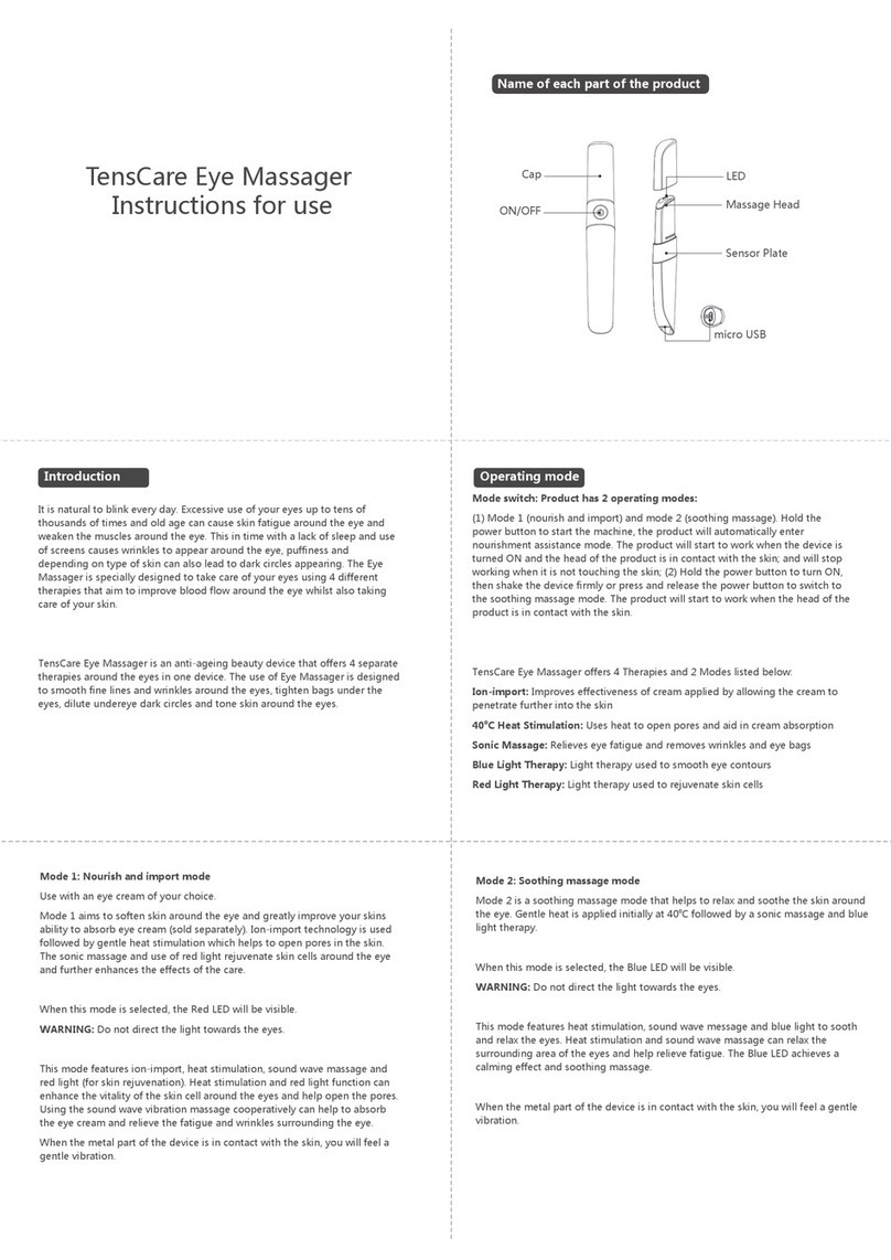 TensCare K-EYEM Instructions for use