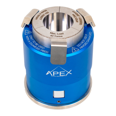 Specac APEX QUICK RELEASE DIE quick start guide Specac APEX QUICK RELEASE DIE quick start guide