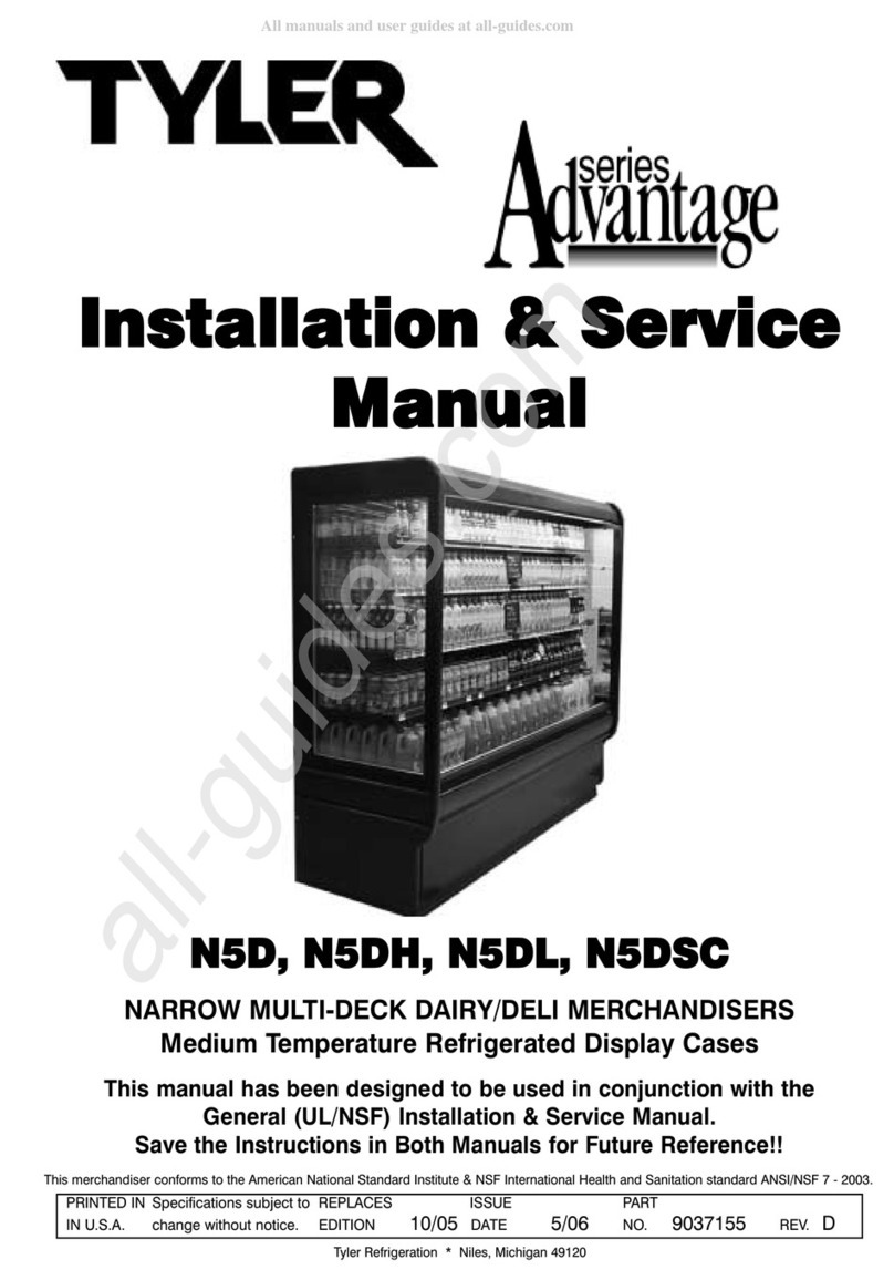 Tyler Advantage Series Installation & service manual Tyler Advantage Series Installation & service manual