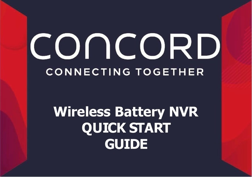 CONCORD CNK8224WPB-A quick start guide